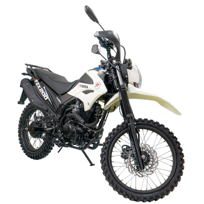 MOTOCICLETA FORZA FZX200 BLANCO
