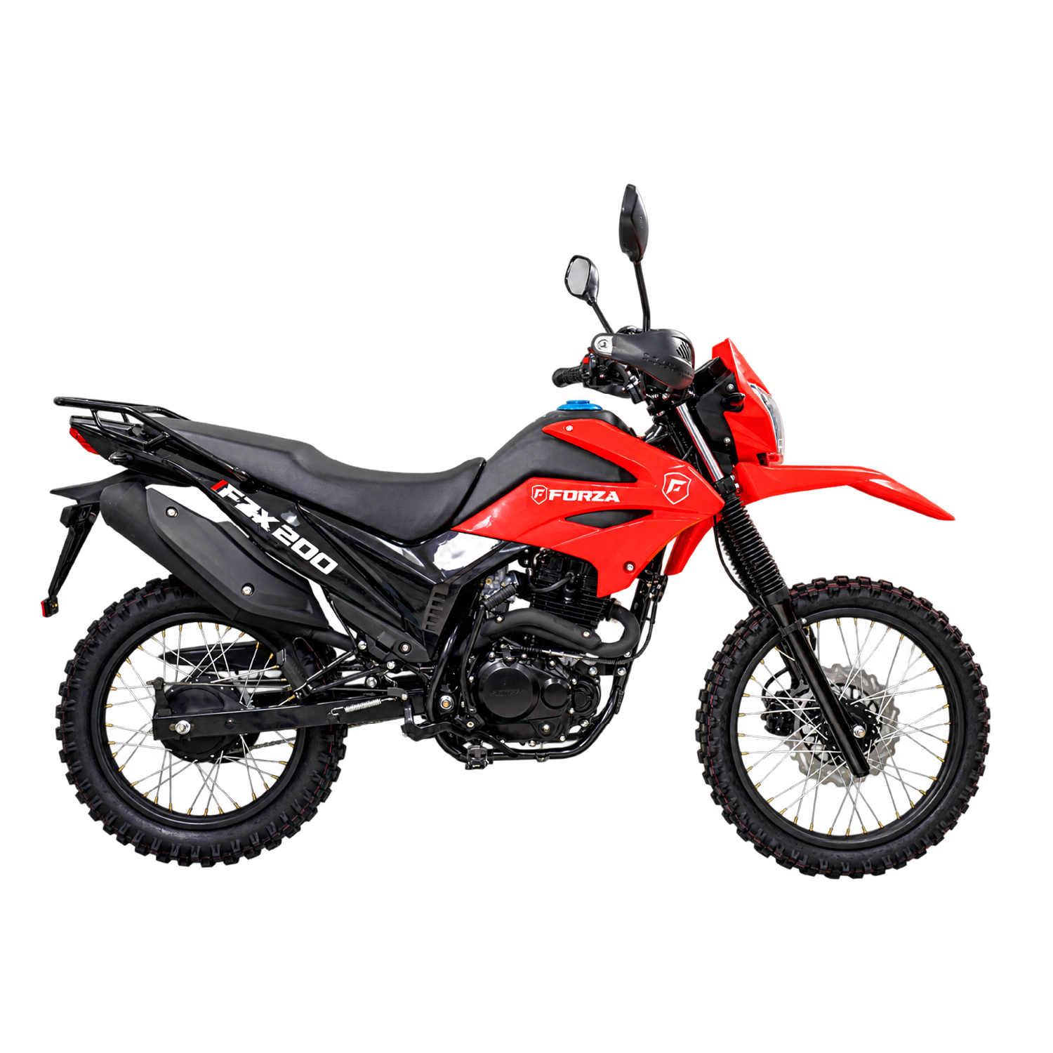 MOTOCICLETA FORZA FZX200 ROJO