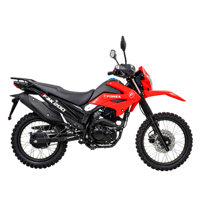 MOTOCICLETA FORZA FZX200 ROJO