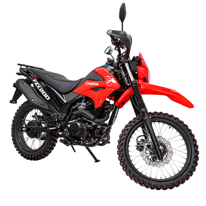 MOTOCICLETA FORZA FZX200 ROJO