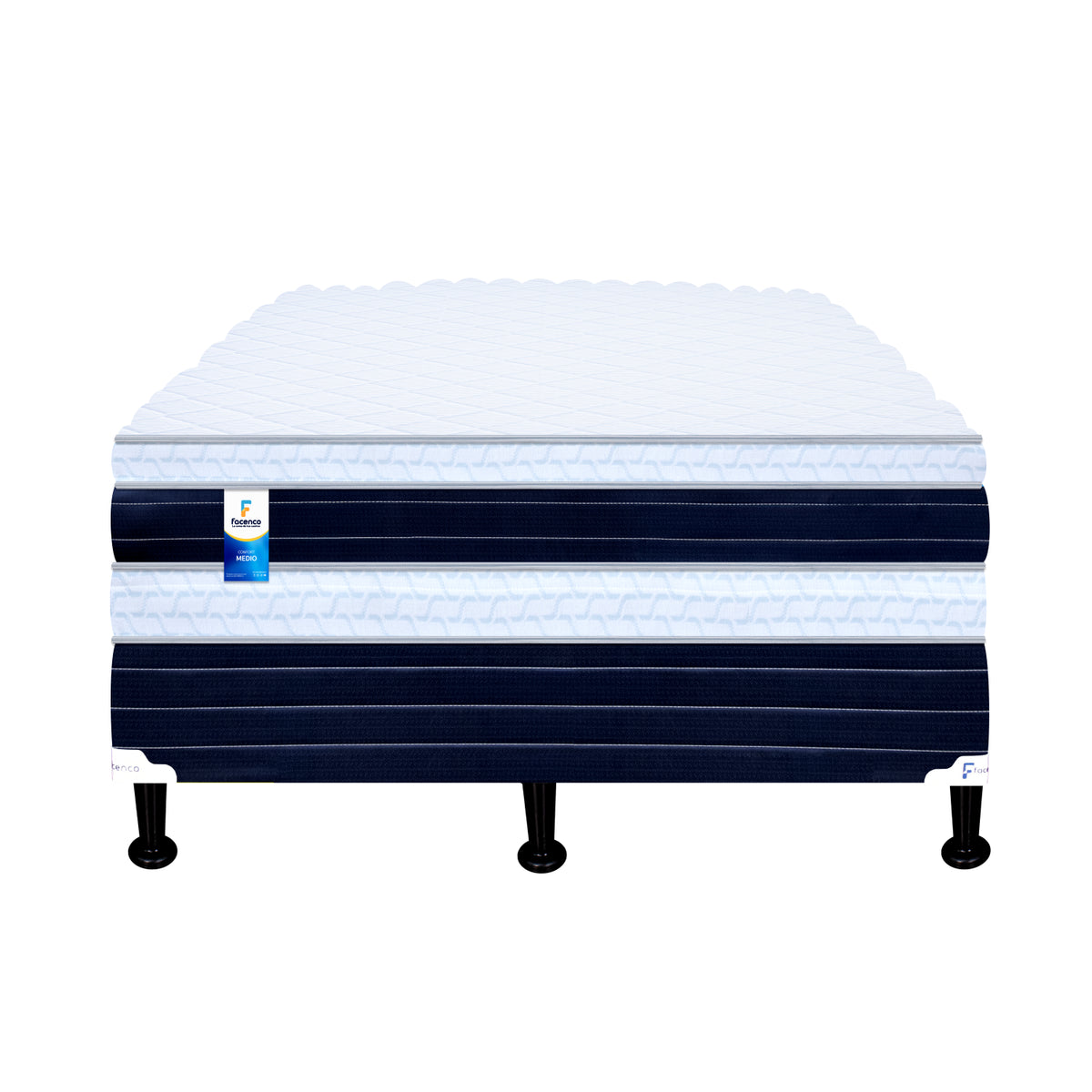 3-IN-1 SILVER QUEEN BED + 1 PILLOW