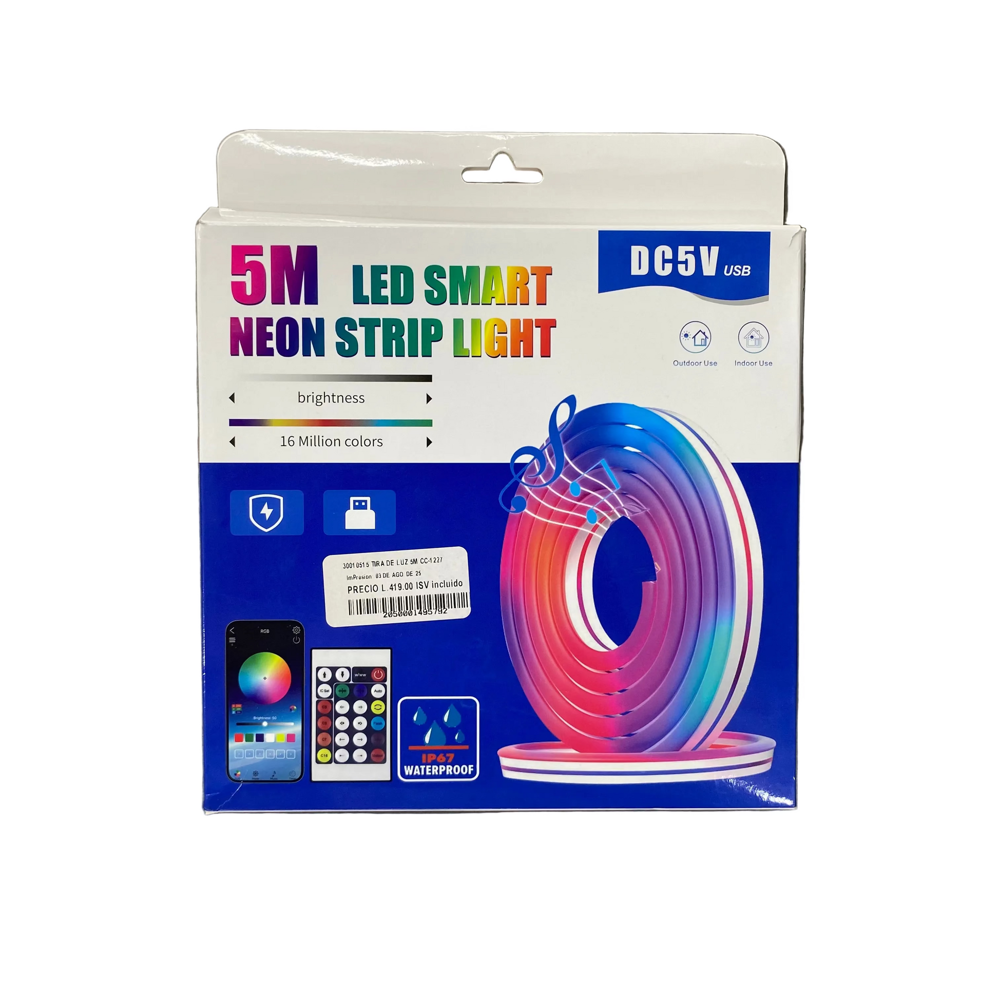 TIRA DE LUZ 5M