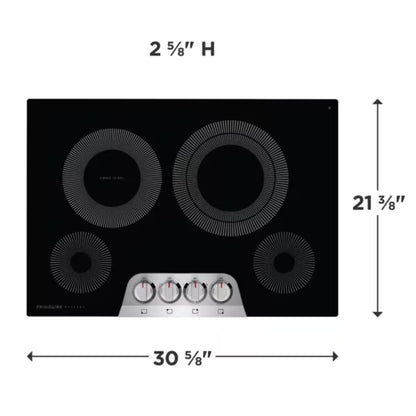 30 4Q STEEL ELECTRIC COOKTOP