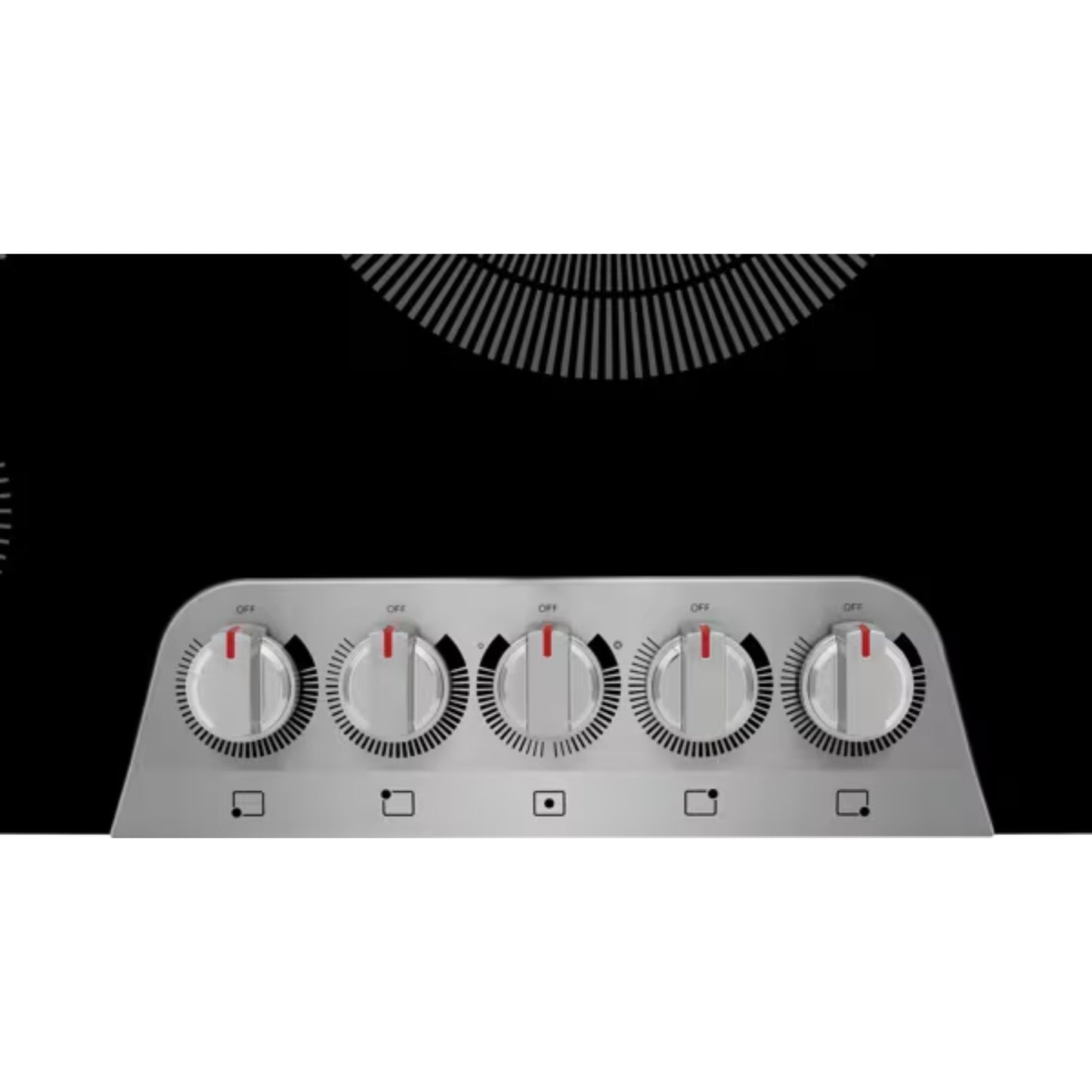 Cooktop Eléctrico Frigidaire Gallery 36" 5 quemadores Acero Inoxidable GCCE3670AS