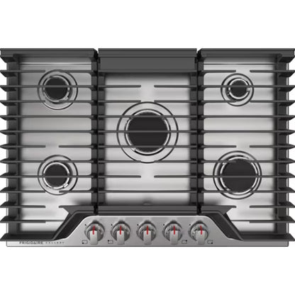 Cooktop a Gas Frigidaire Gallery 30" 5 quemadores Acero Inoxidable GCCG3048AS