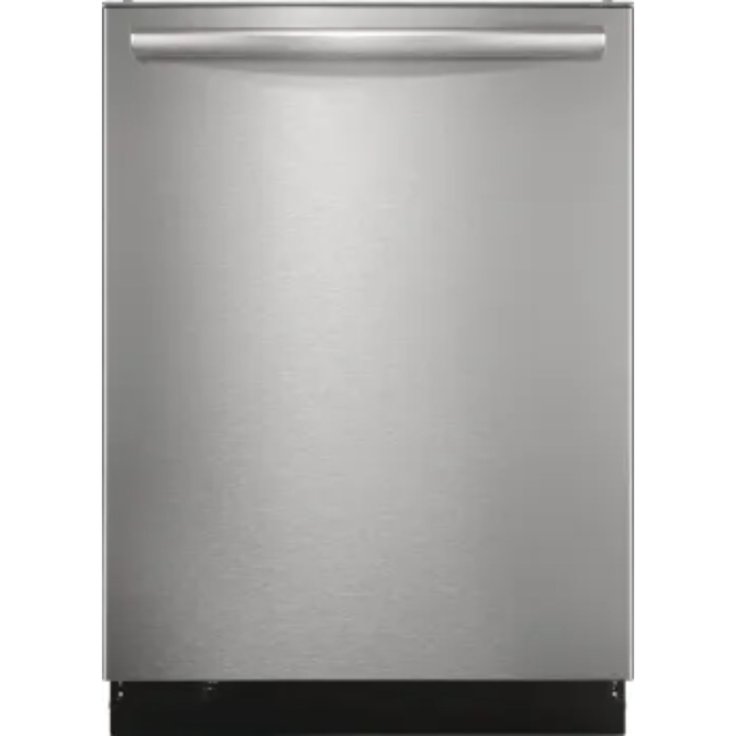 lavavajillas empotrable Frigidaire de acero inoxidable, vista frontal