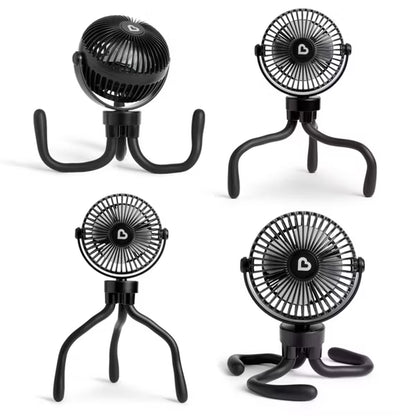 VENTILADOR PORTATIL CON LUCES LED