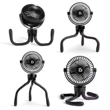 VENTILADOR PORTATIL CON LUCES LED