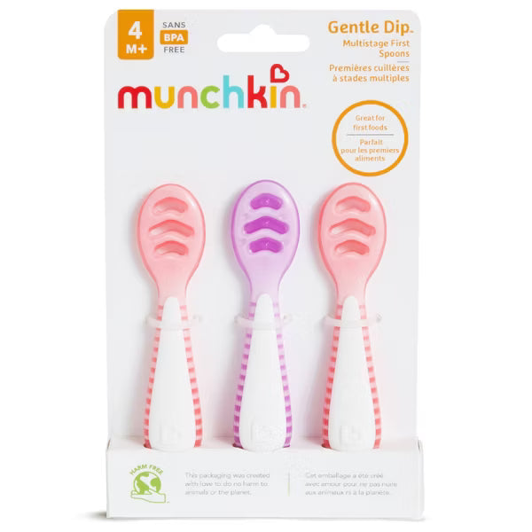 DIP SUAVE PRIMERAS CUCHARAS ROSAS 3PK