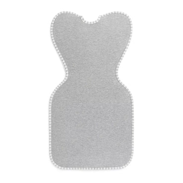 Swaddle gris LOVE TO DREAM, vista frontal, ideal para dormir cómodamente