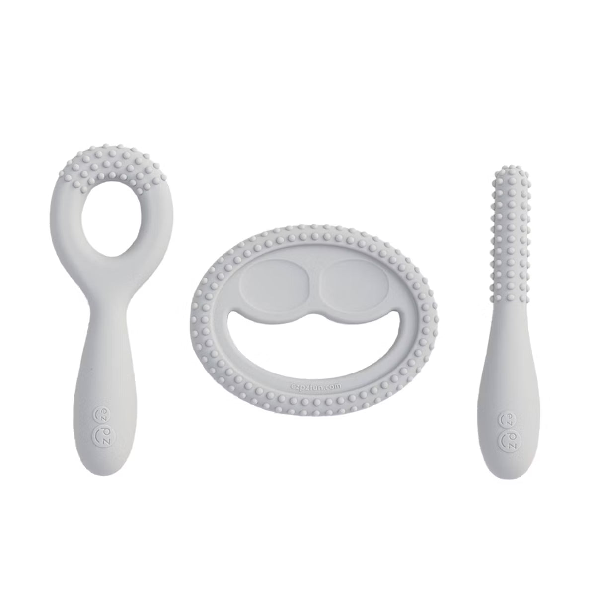 Set de Desarrollo Oral EZPZ Oral Development Tools Pewter PCDTP003