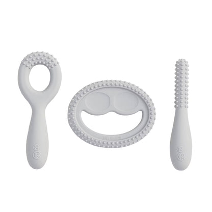 Set de Desarrollo Oral EZPZ Oral Development Tools Pewter PCDTP003