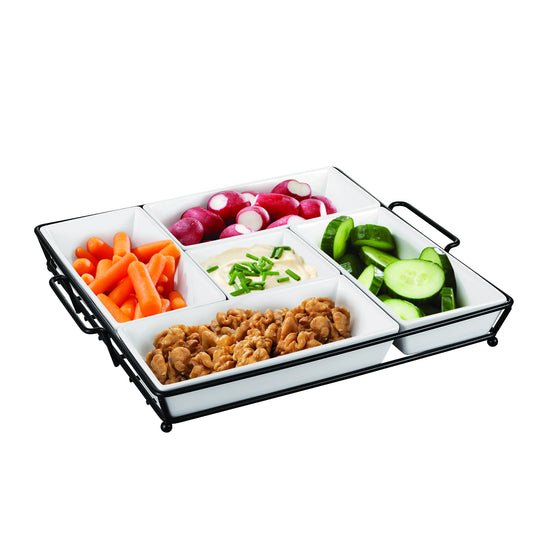 Bandeja para Aperitivos Blanca (HJ23739)