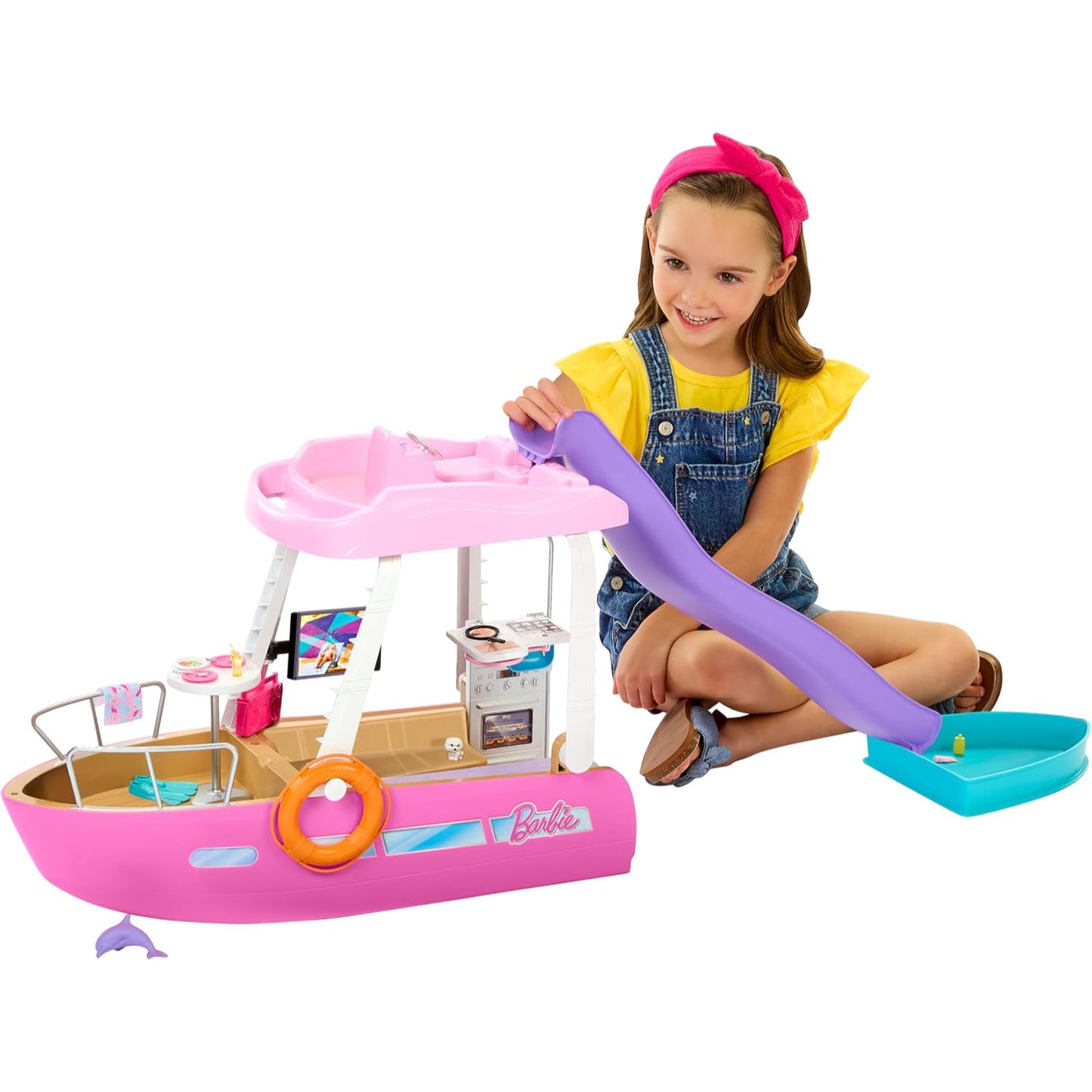 BARBIE PLAYSET BOTE DE ENSUENO