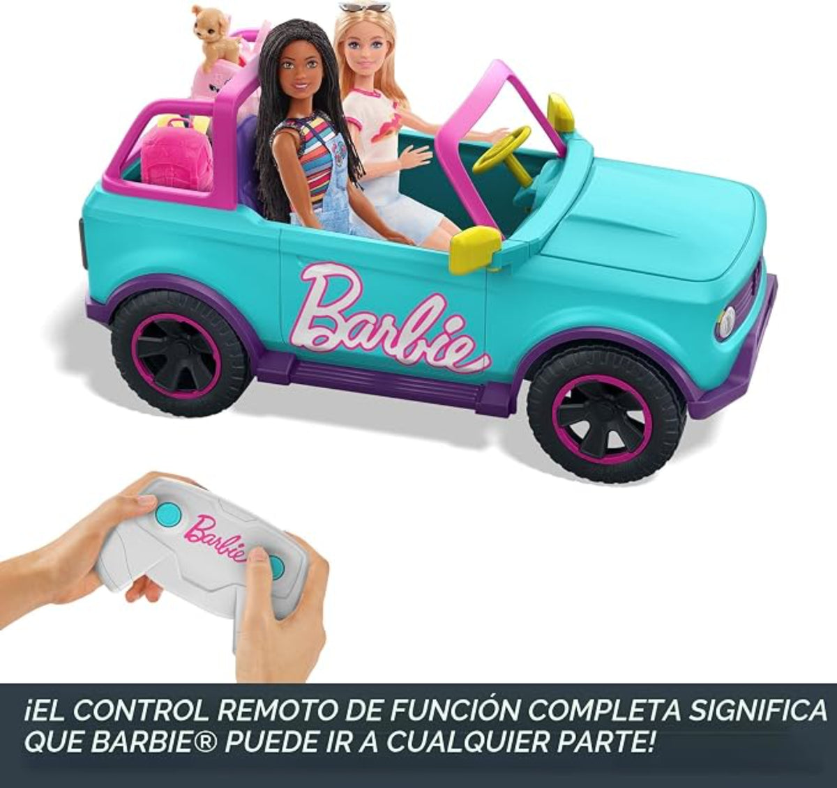 HOT WHEELS CONTROL REMOTO BARBIE ROSA