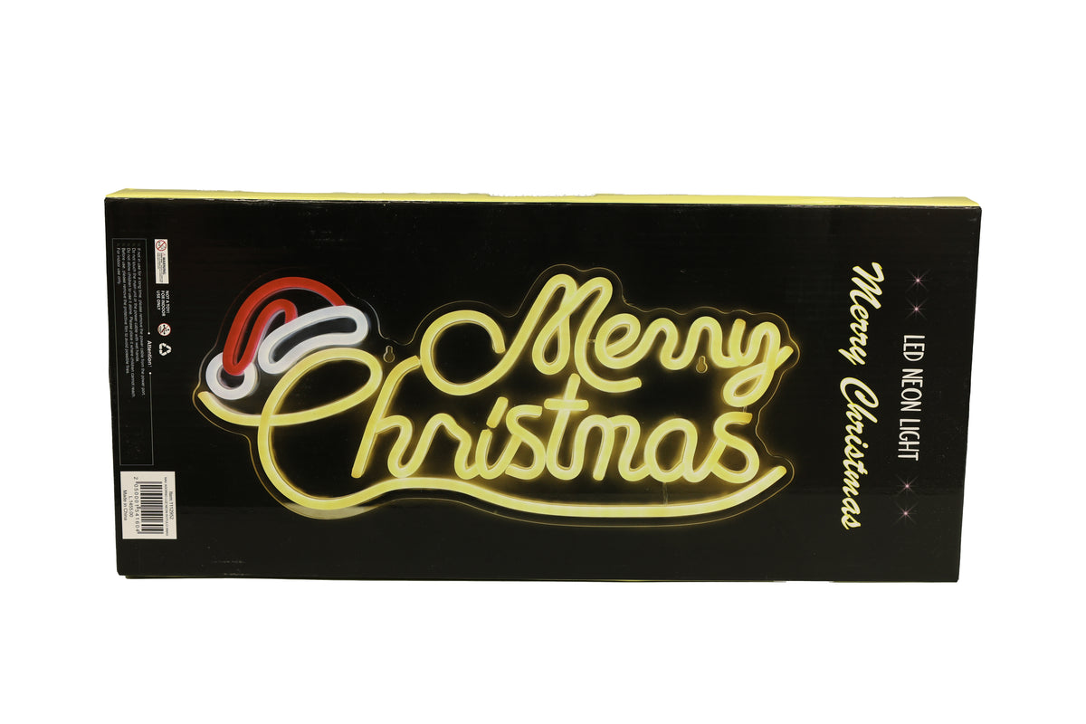 NAV ADORNO LUZ NEON ROTULO XMAS