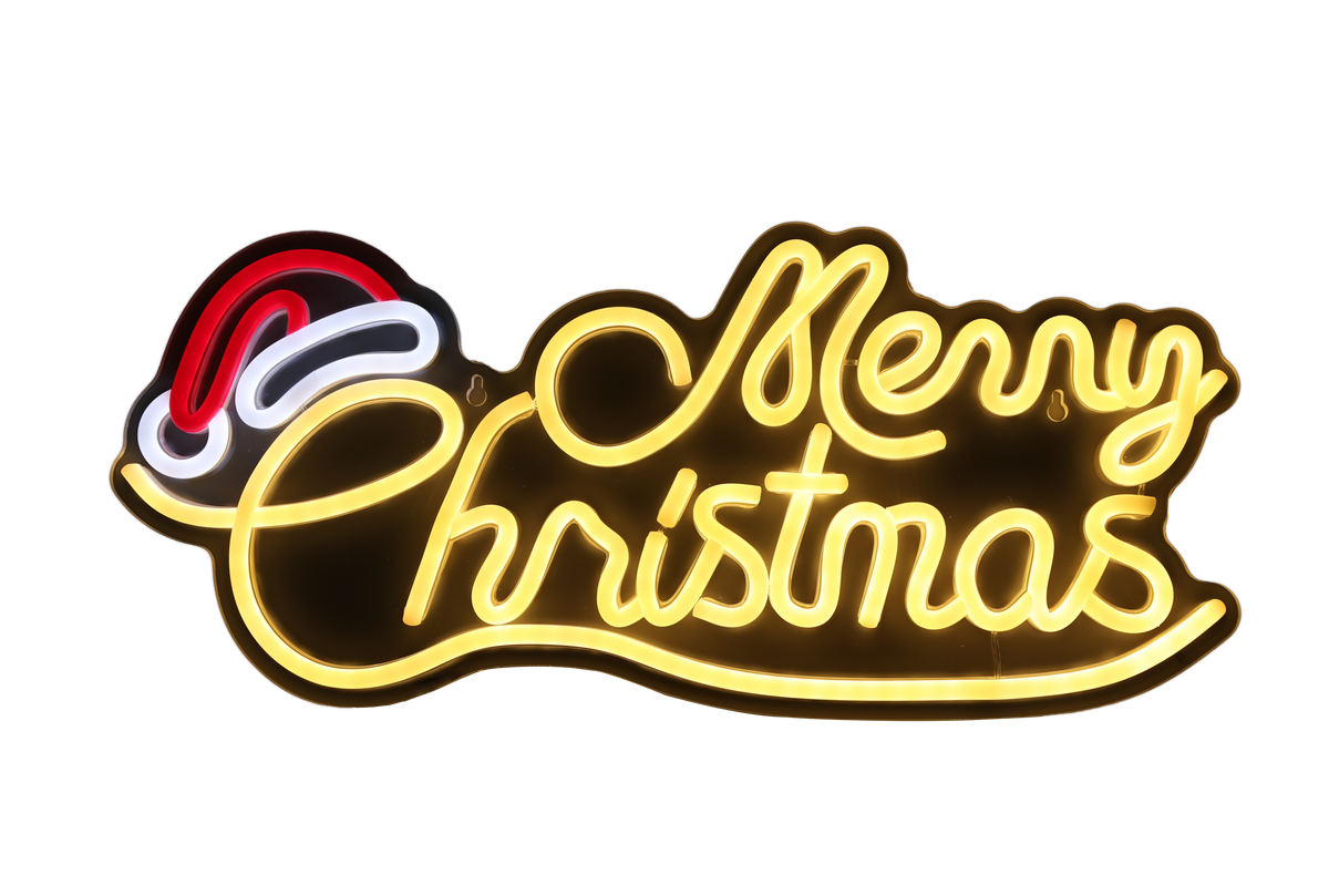 NAV ADORNO LUZ NEON ROTULO XMAS