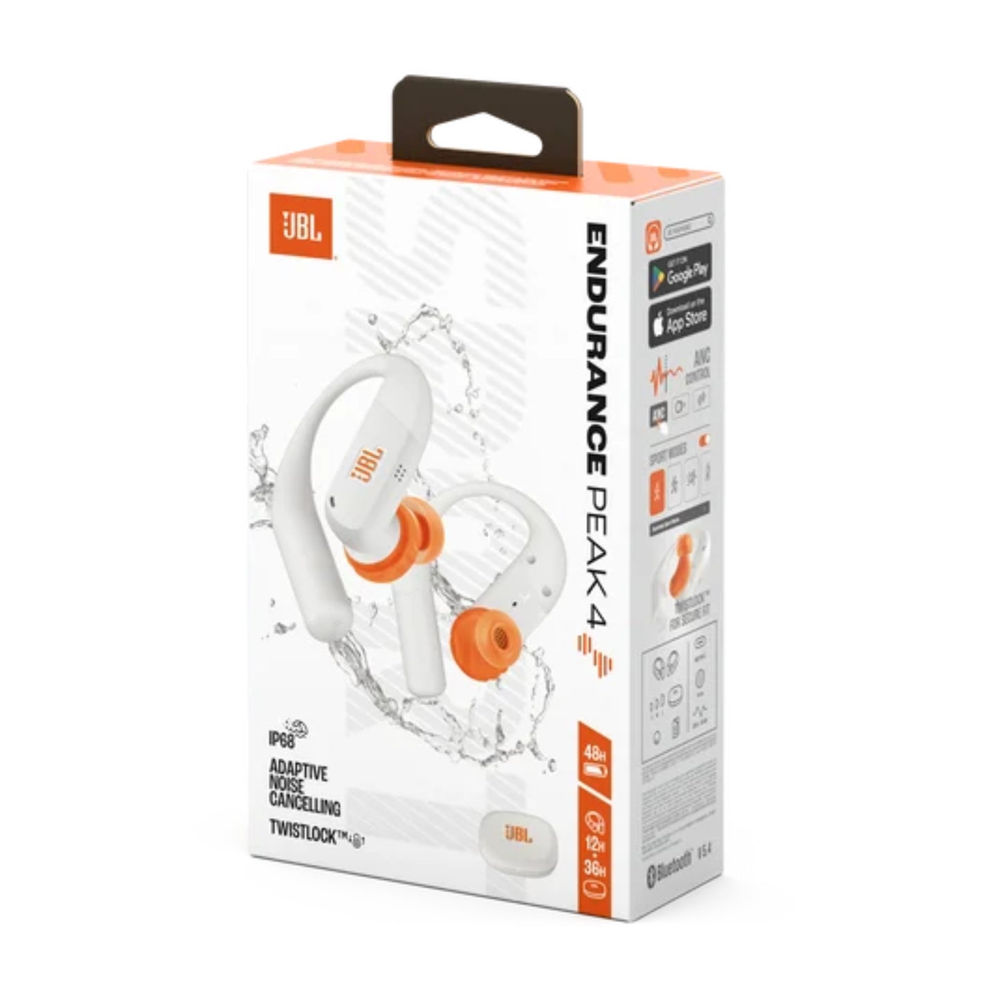Audífonos JBL Endurance Peak 4 Blanco ANC IP68 JBLENDUPEAK4WHTAM