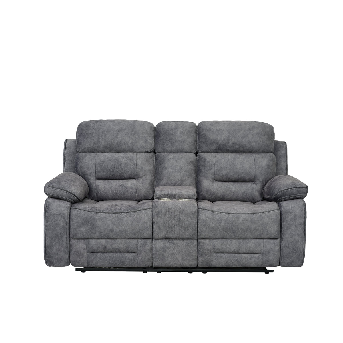 SOFA RECLINABLE CCONSOLA GR OSC