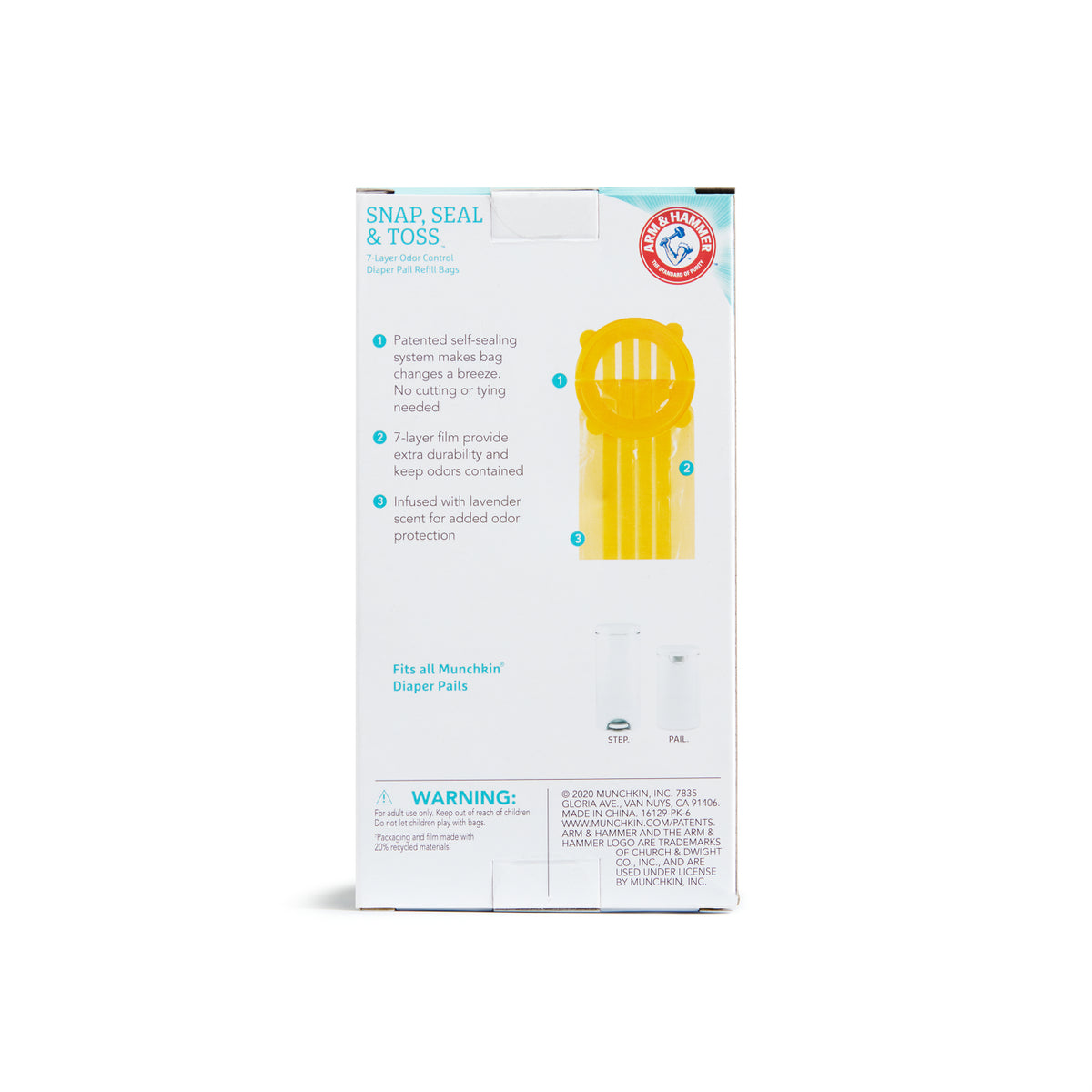 BOLSAS DESECHABLES PARA PANALES 6PZAS
