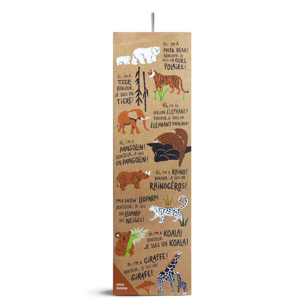 AMIGUITOS LANZACHORROS WILD 8PK