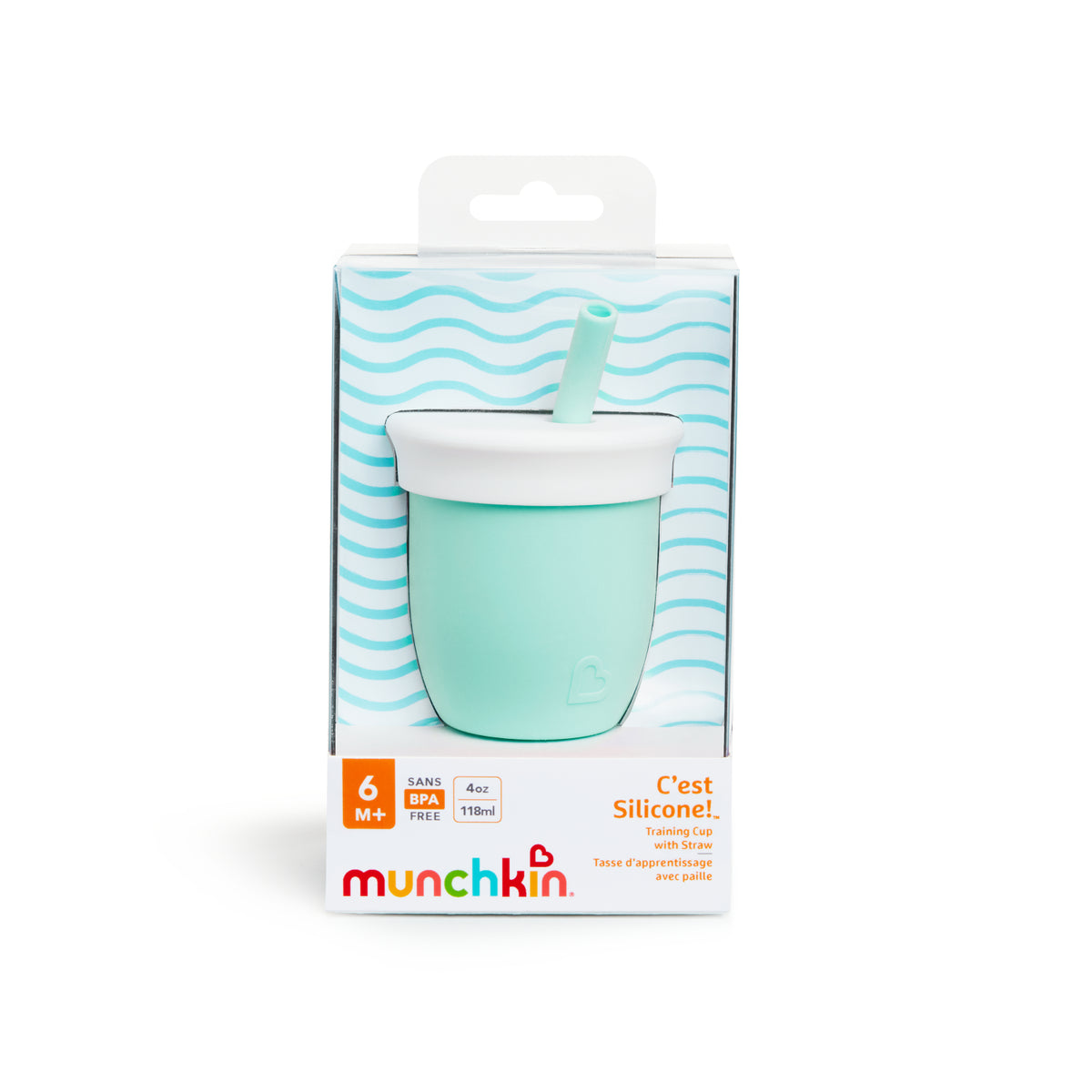 VASO DE SILICONA 4OZ MENTA
