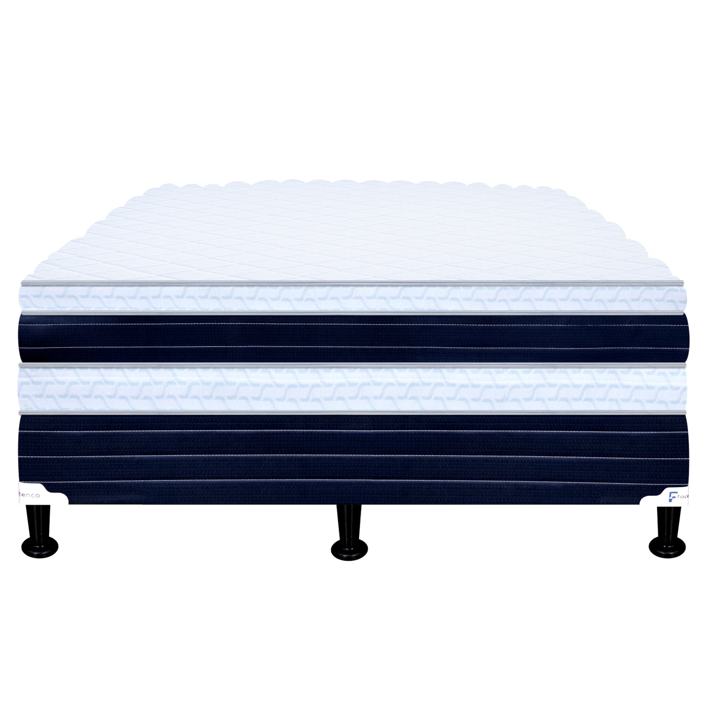 3-IN-1 SILVER QUEEN BED + 1 PILLOW