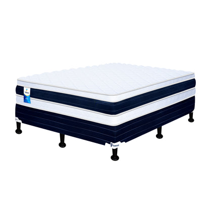3-IN-1 SILVER QUEEN BED + 1 PILLOW