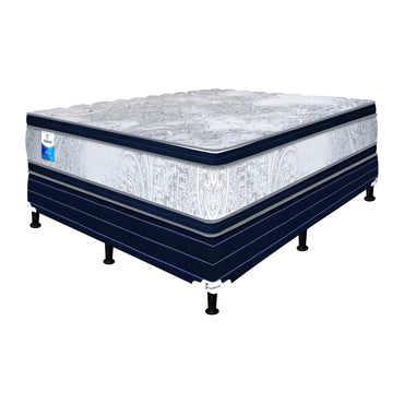 CAMA QUEEN DUAL CONFORT + 1 ALMOHADA