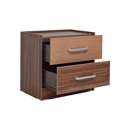 Juego de Cabecera Queen Size Dana Muebles Sinaí con 2 Mesas de Noche