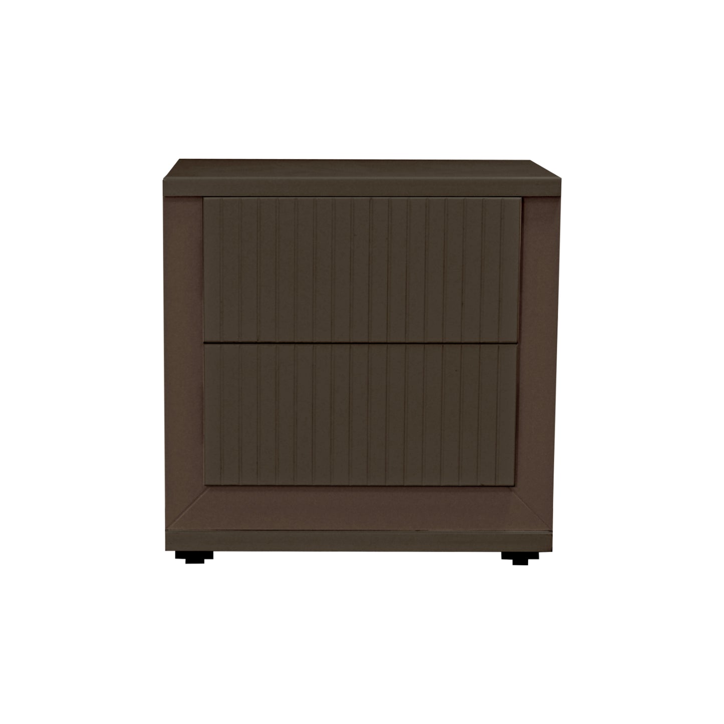 Juego de Recámara King Size Chipre: Cabecera Acolchada + 2 Mesas de Noche
