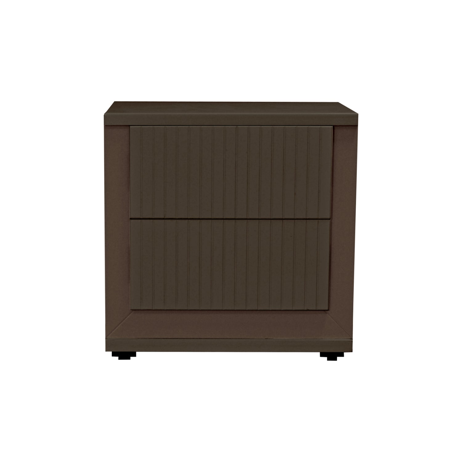 Juego de Recámara King Size Chipre: Cabecera Acolchada + 2 Mesas de Noche