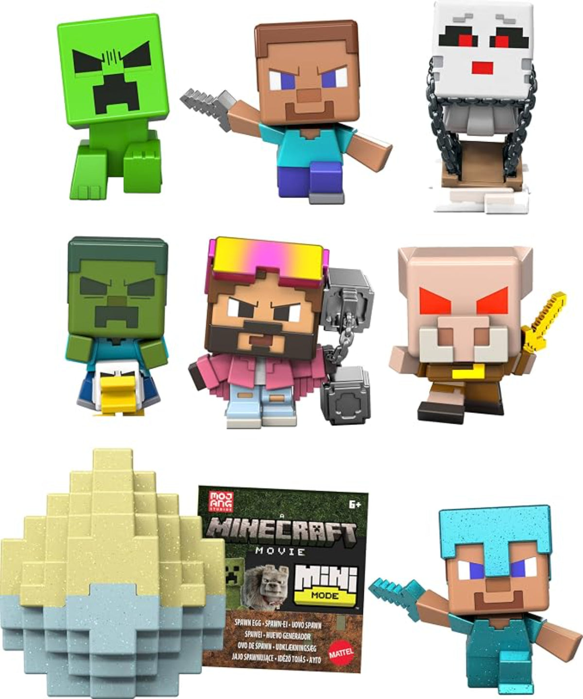 MINECRAFT FIGURA DACCION MINI HUEVO