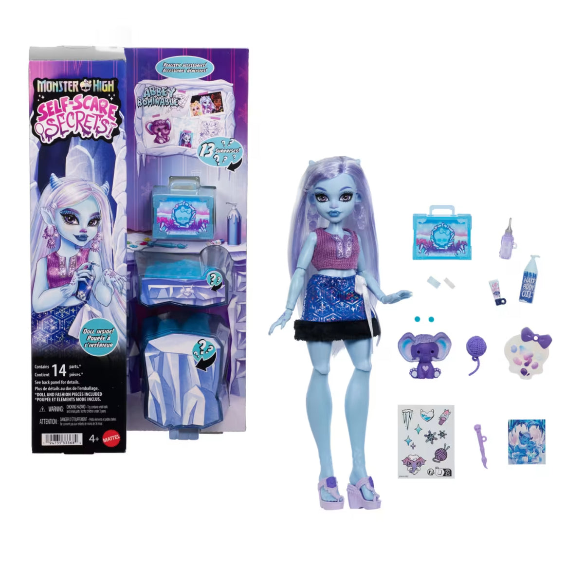 MONSTER HIGH SELFCARE SECRET S1 SORPRESA
