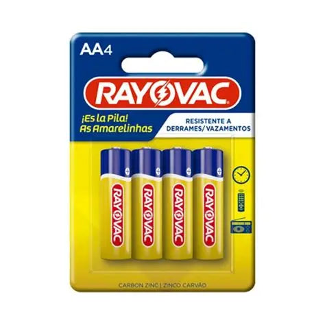 BATERIA AA RAYOVAC 1X4