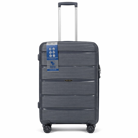 MALETA PARA VIAJE MEDIANA GRIS OSCURO