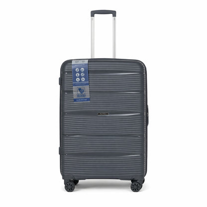 MALETA PARA VIAJE GRANDE GRIS OSCURO