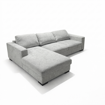 Sala Seccional Pekín Gris 2 Pzas con Chaiselongue