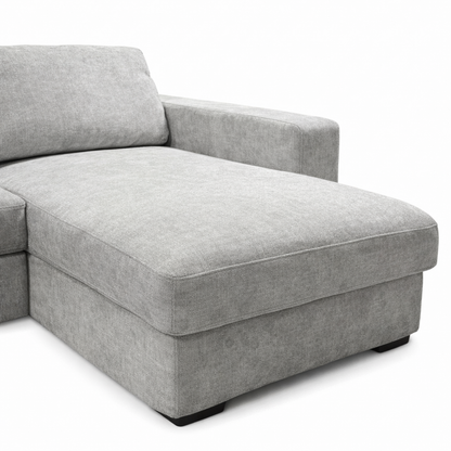Sala Seccional Pekín Gris 2 Pzas con Chaiselongue