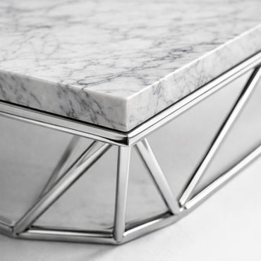 MESA D/CENTRO MARMOL LUZ 60X24