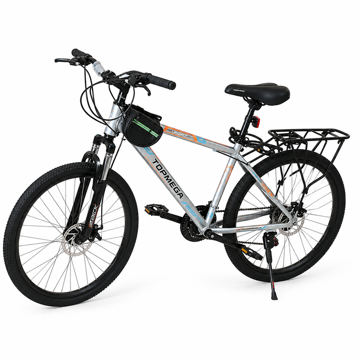 Bicicleta Forza Aro 27.5" con Parrilla Trasera Silver XK-08P