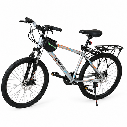 Bicicleta Forza Aro 27.5" con Parrilla Trasera Silver XK-08P