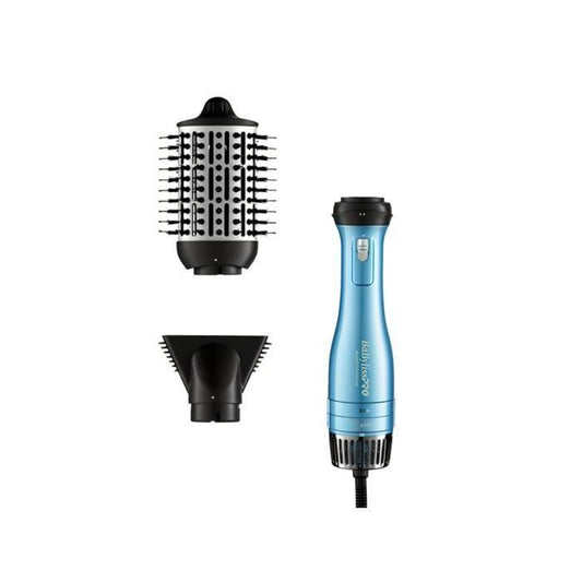 Combo BaBylissPRO Nano Titanium: Plancha Optima 3000XL y Cepillo Secador Hot Air
