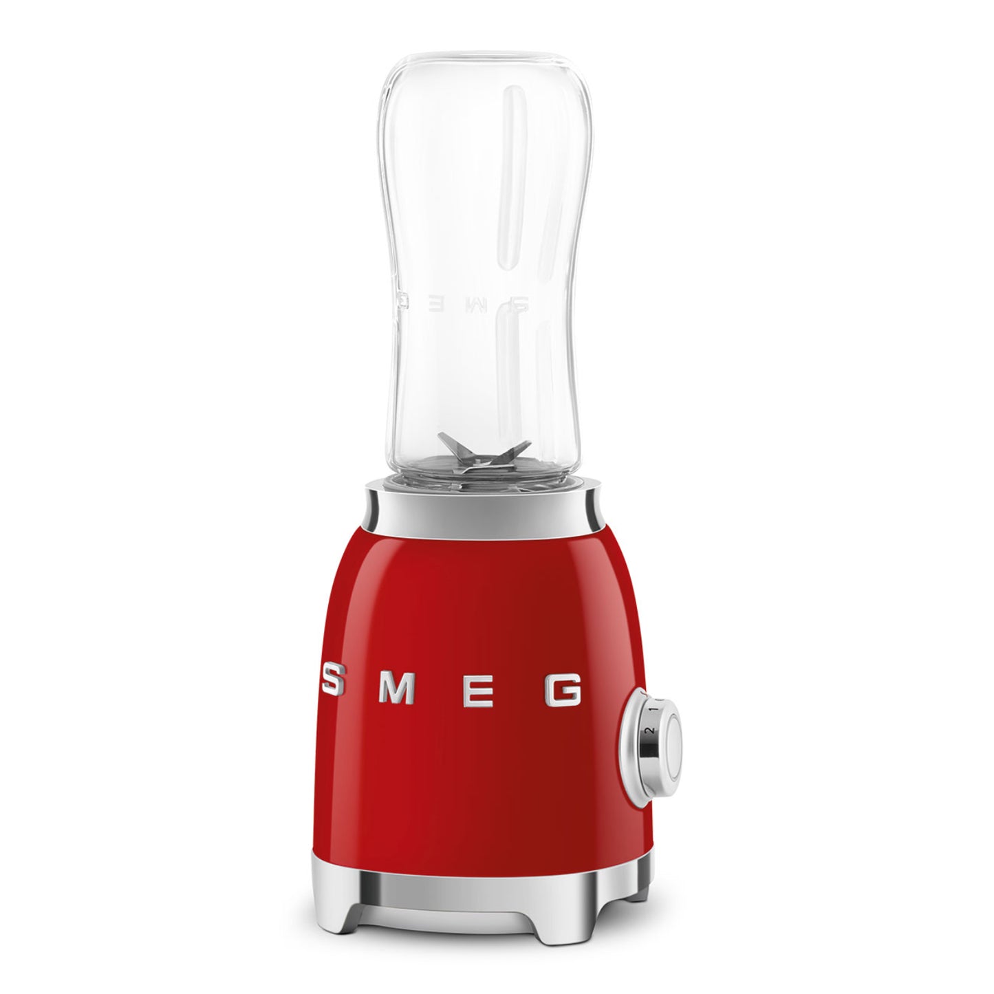 LICUADORA PERSONAL SMEG DE 2 VELOCIDADES COLOR ROJO - MODELO PBF01RDUS