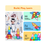 32PCS MAGNETIC TILES ROCKET SET