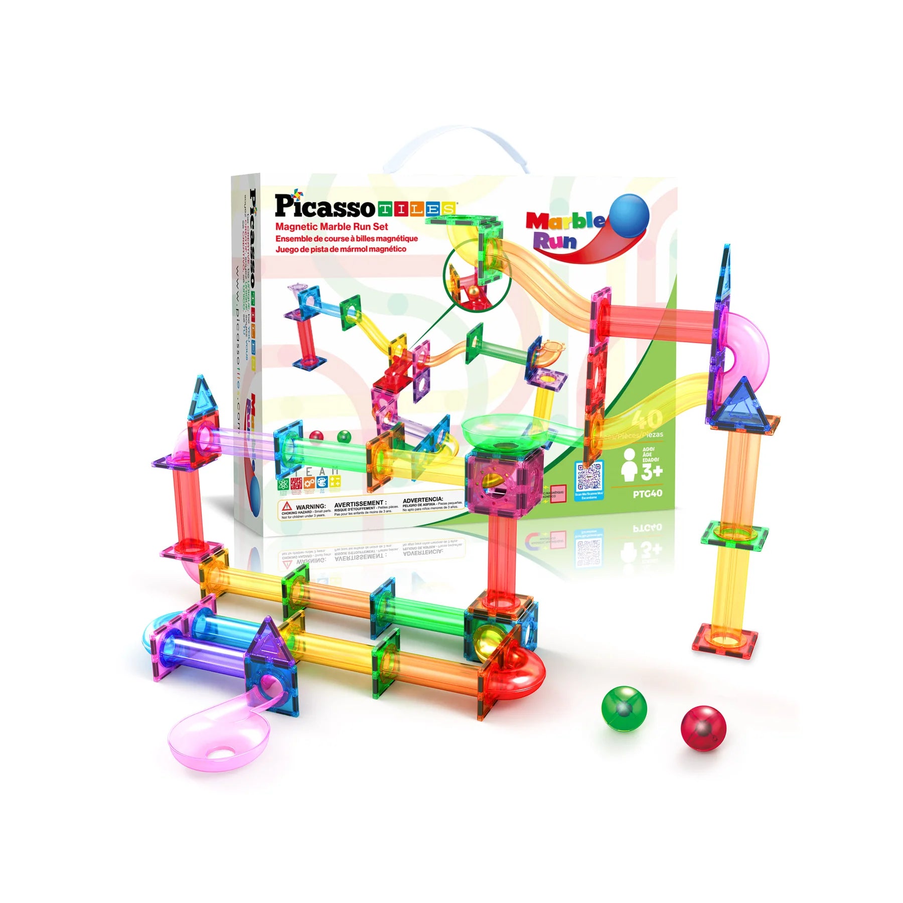 Set de Construcción Marble Run 40 Piezas – Pista de Canicas