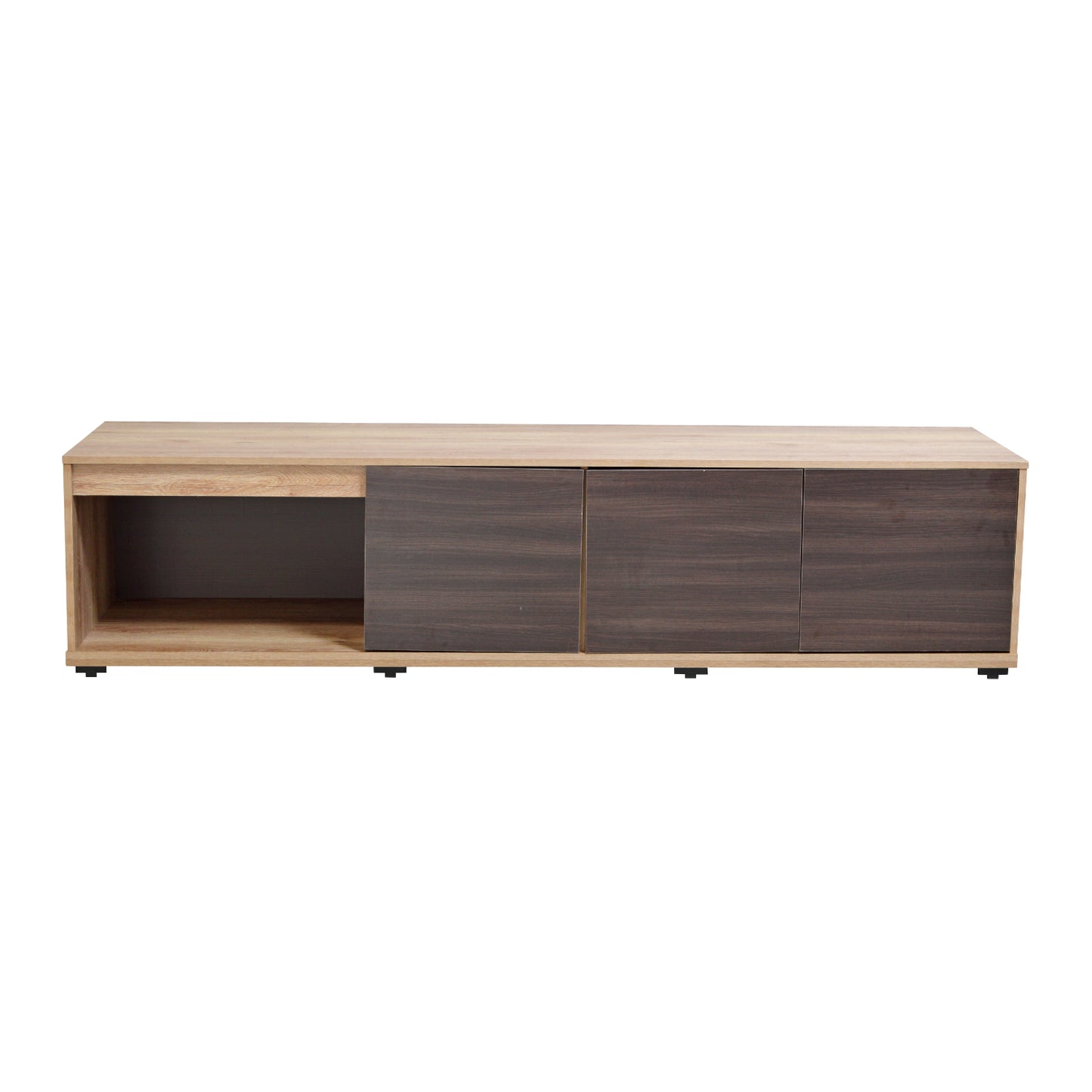 Rack para TV Salvatore 90 con 3 Puertas y Espacios de Almacenamiento
