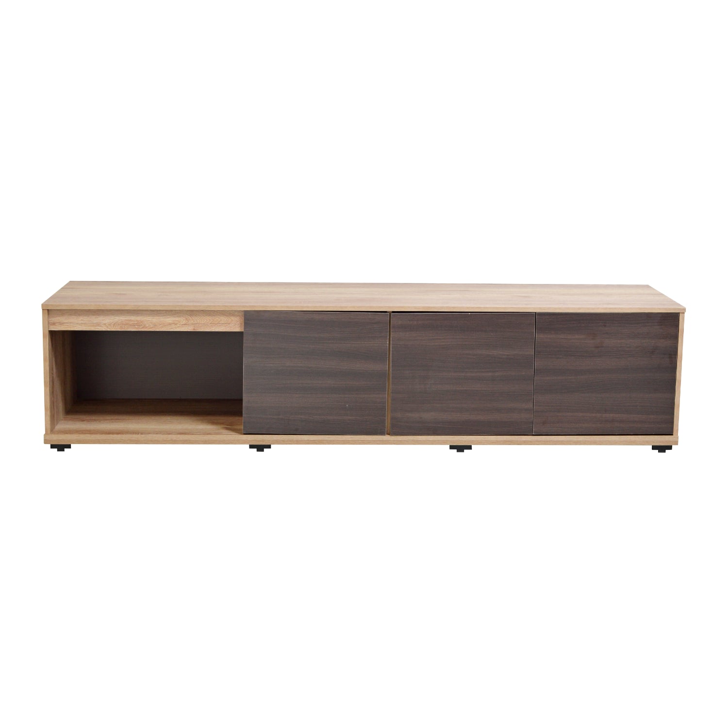 Rack para TV Salvatore 90 con 3 Puertas y Espacios de Almacenamiento