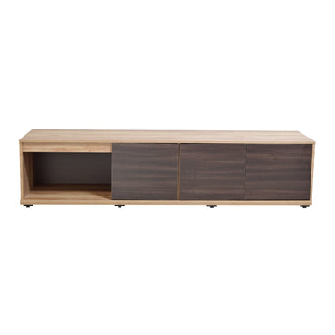 Rack para TV Salvatore 90 con 3 Puertas y Espacios de Almacenamiento