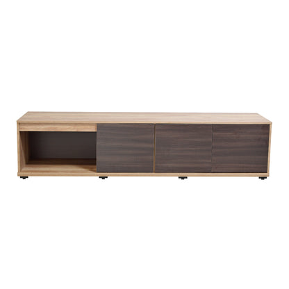 Rack para TV Salvatore 90 con 3 Puertas y Espacios de Almacenamiento